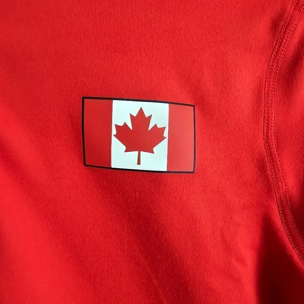 Nike Canada Pro Elite Running 1/2 Zip Lightweight Running Jacket Small S Red New